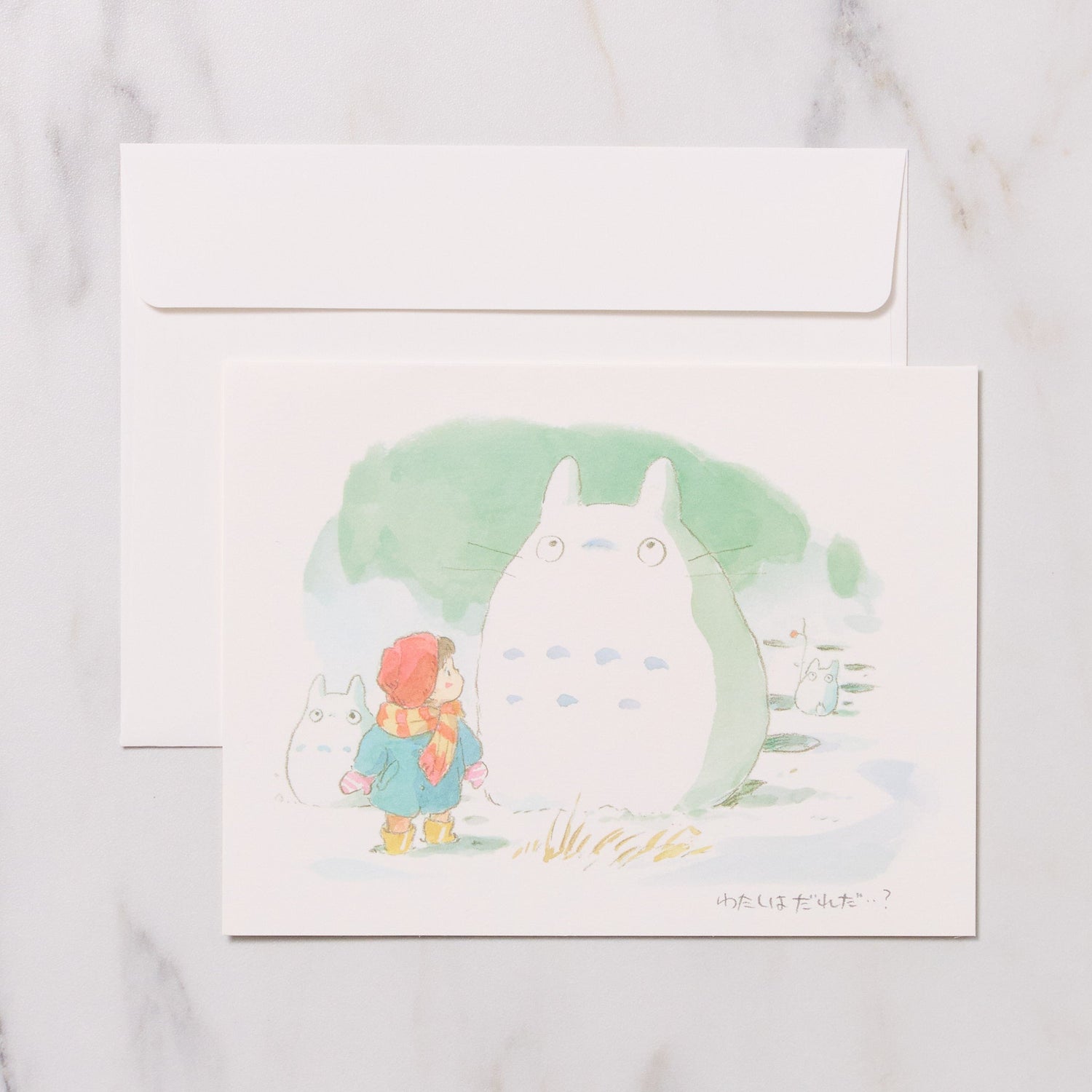 Studio Ghibli "My Neighbor Totoro" Watercolor Greeting Card / Movic - bungu