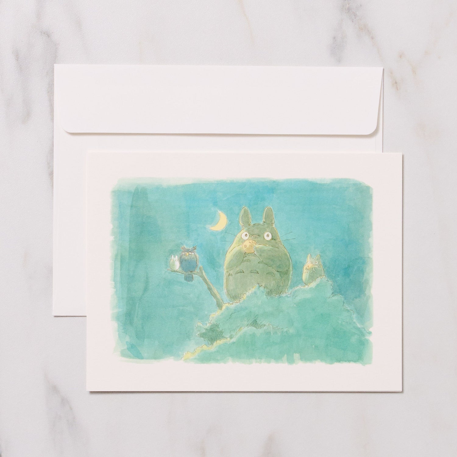 Studio Ghibli "My Neighbor Totoro" Watercolor Greeting Card / Movic - bungu