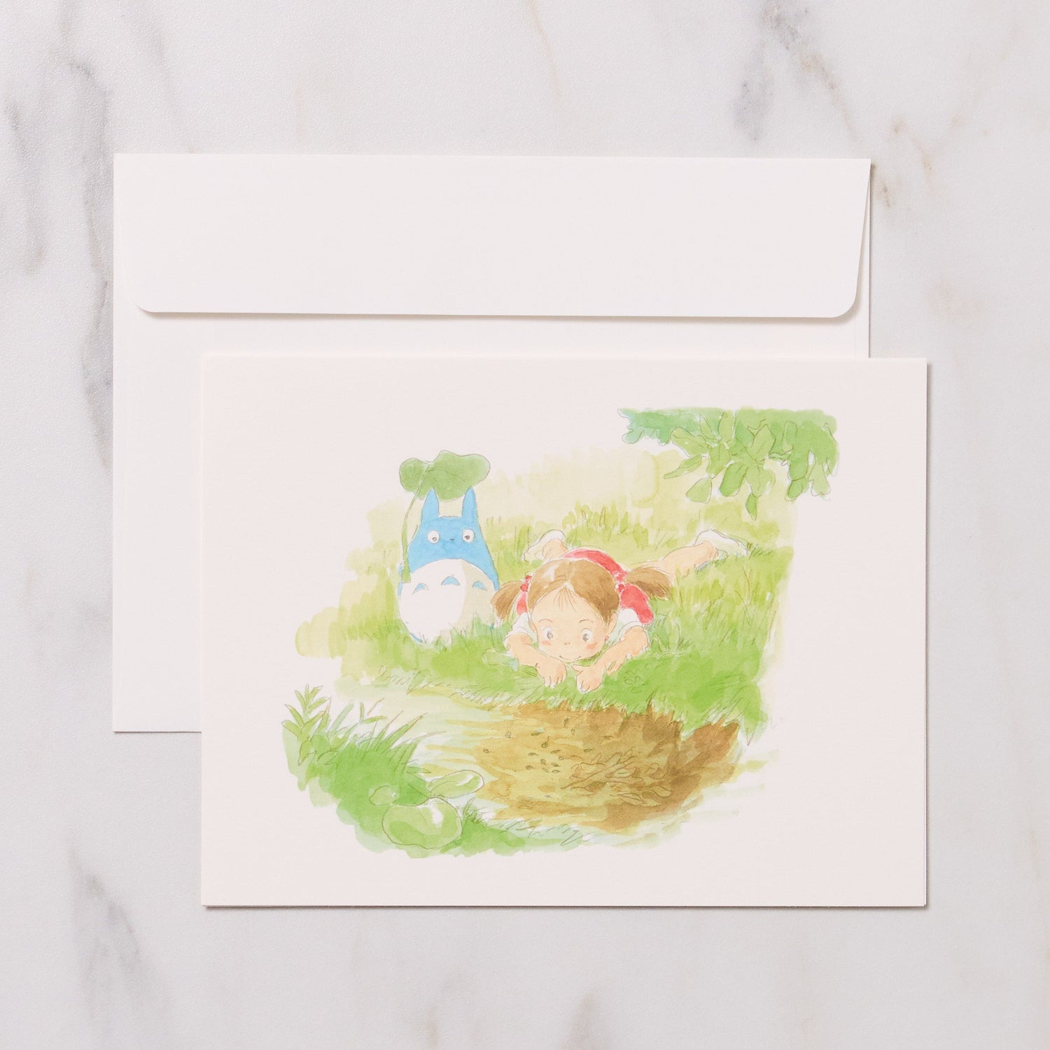 Studio Ghibli "My Neighbor Totoro" Watercolor Greeting Card / Movic - bungu