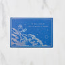 Studio Ghibli Night Sky Foil Stamp Note Card / Movic - bungu