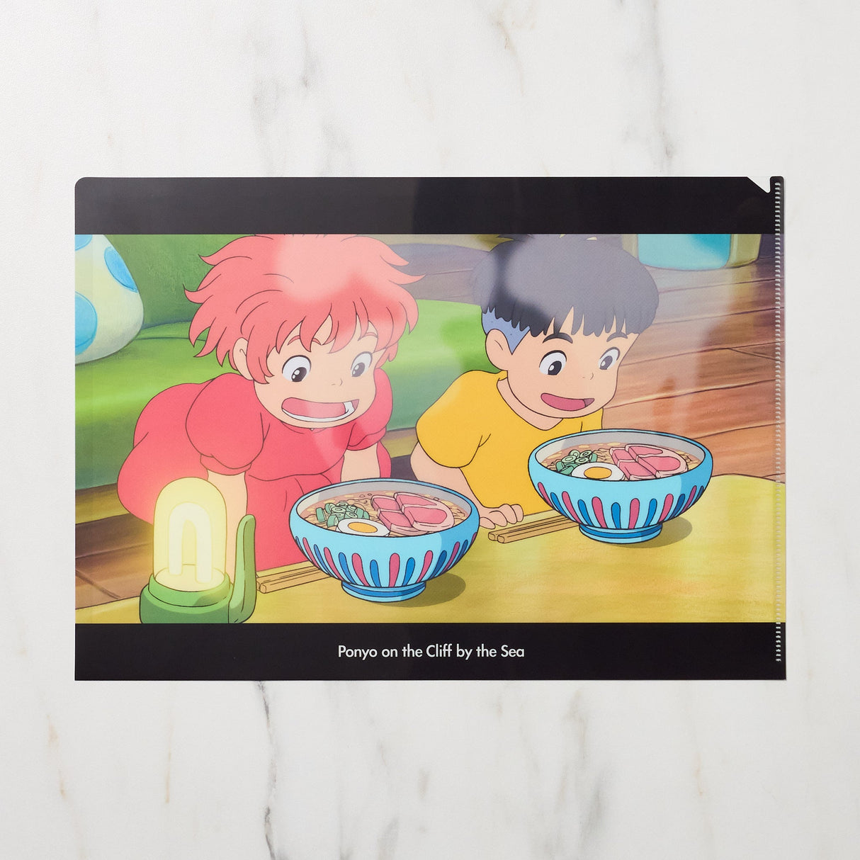 Studio Ghibli "Ponyo on the Cliff by the Sea" Scenes A4 Clear File Folder / Movic - bungu