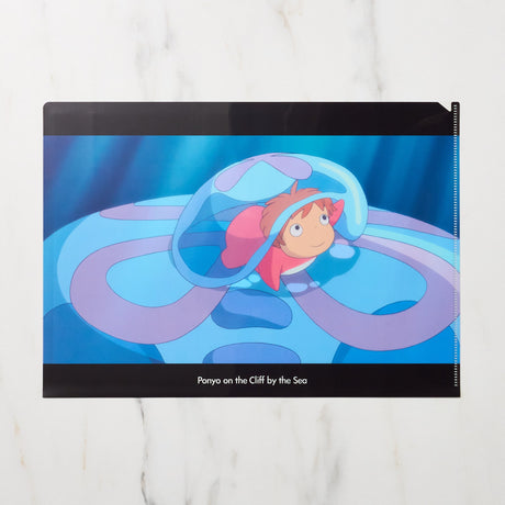 Studio Ghibli "Ponyo on the Cliff by the Sea" Scenes A4 Clear File Folder / Movic - bungu