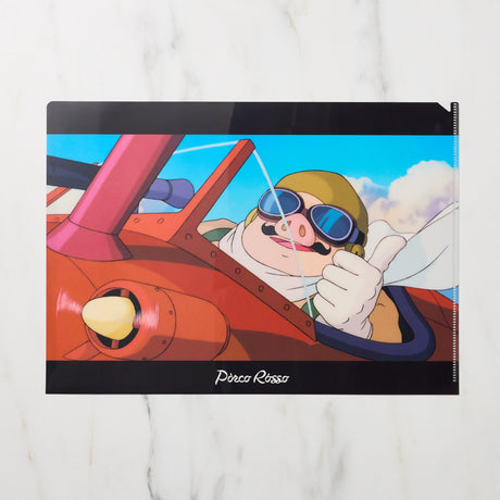 Studio Ghibli "Porco Rosso" Scenes A4 Clear File Folder / Movic - bungu