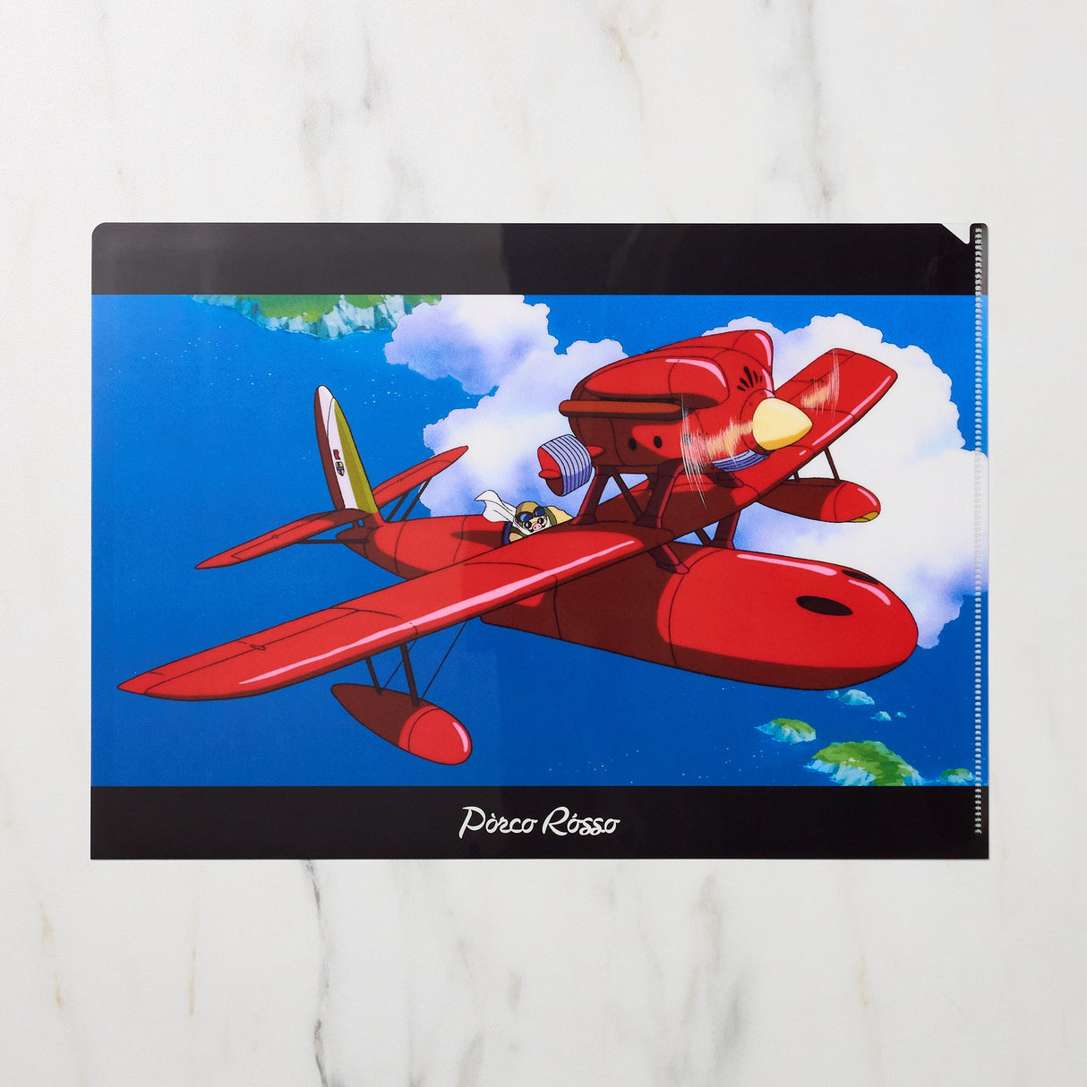 Studio Ghibli "Porco Rosso" Scenes A4 Clear File Folder / Movic - bungu