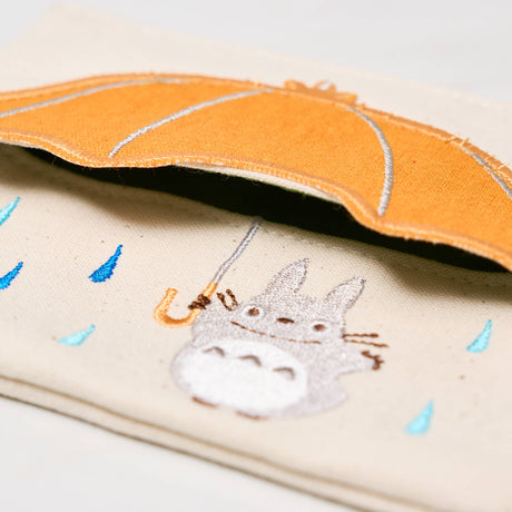 Studio Ghibli Totoro and Jiji Mini Tissue Case Pouch / Marushin - bungu