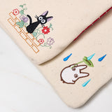 Studio Ghibli Totoro and Jiji Mini Tissue Case Pouch / Marushin - bungu