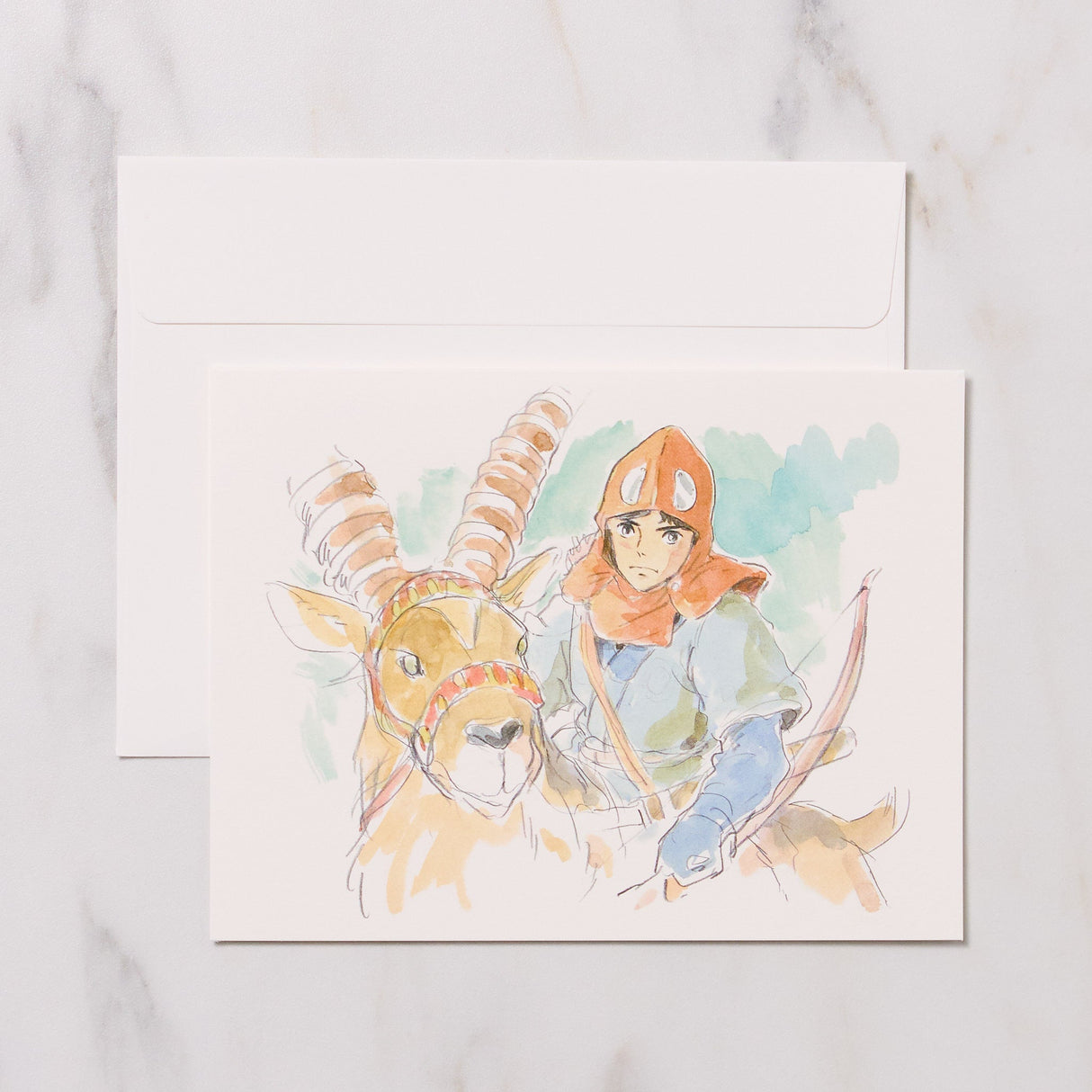 Studio Ghibli Watercolor Greeting Card / Movic - bungu