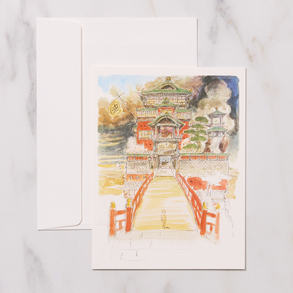 Studio Ghibli Watercolor Greeting Card / Movic - bungu