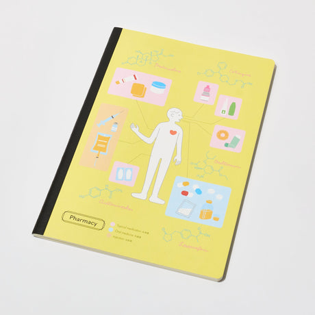 STUDY HOLIC A5 Notebook / GreenFlash - bungu