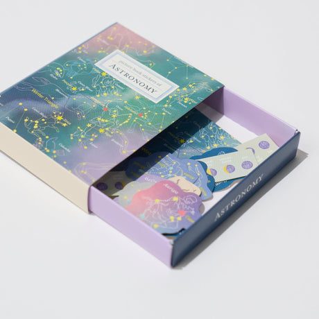 STUDY HOLIC Flake Stickers with Encyclopedia Case / GreenFlash - bungu