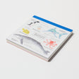 STUDY HOLIC Memo Pad Square / GreenFlash - bungu