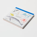 STUDY HOLIC Memo Pad Square / GreenFlash - bungu