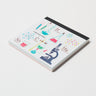 STUDY HOLIC Memo Pad Square / GreenFlash - bungu