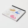 STUDY HOLIC Memo Pad Square / GreenFlash - bungu