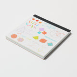 STUDY HOLIC Memo Pad Square / GreenFlash - bungu