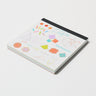 STUDY HOLIC Memo Pad Square / GreenFlash - bungu