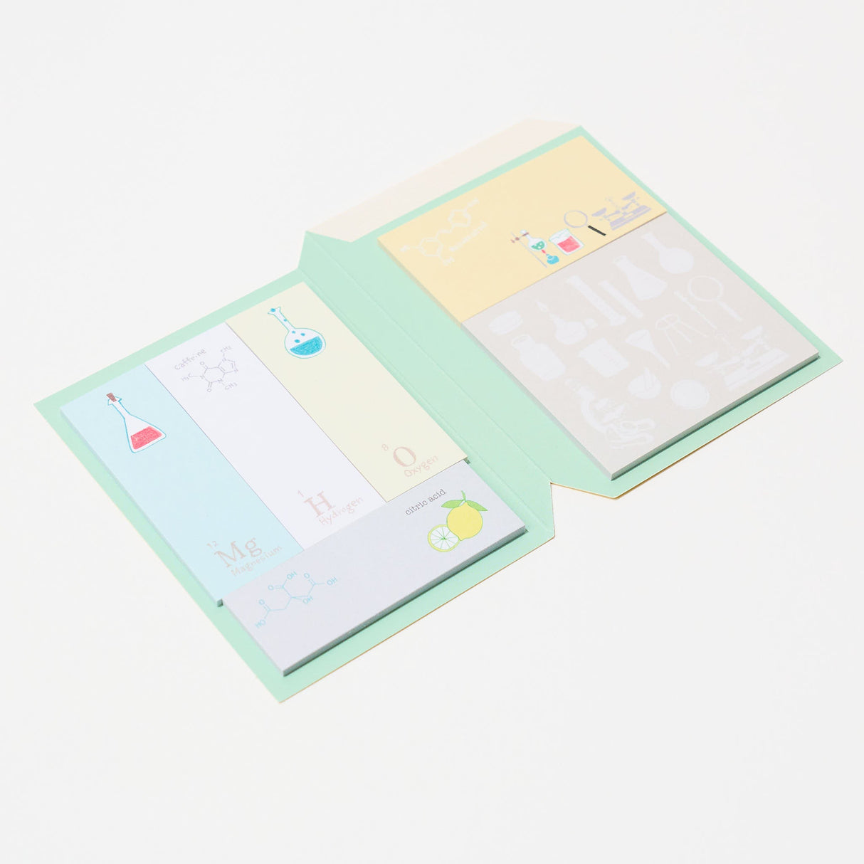 STUDY HOLIC Sticky Note Book / GreenFlash - bungu