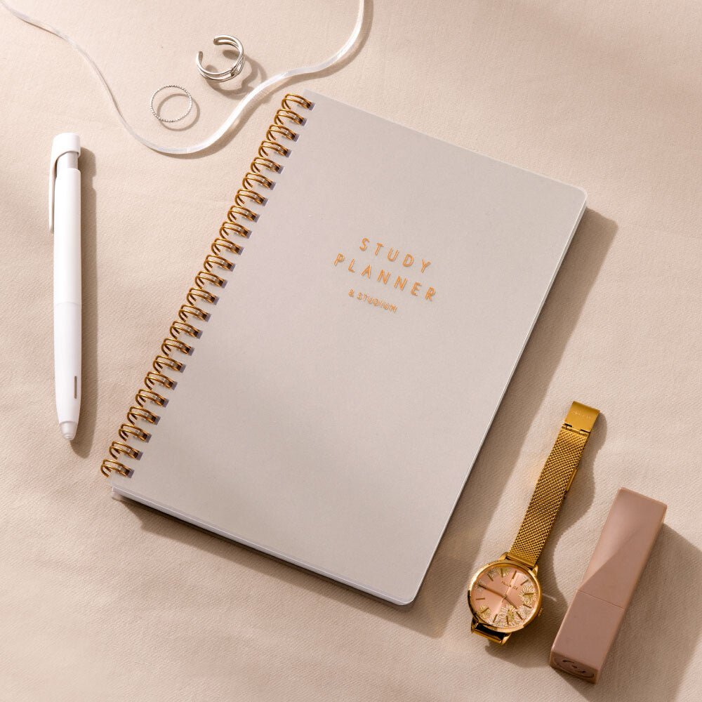 STUDY PLANNER DIARY A5 Ring Type Notebook / Iroha - bungu