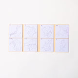 Study Tips Sticky Notes 8 Designs 20 Sheets / shikisaisai - bungu