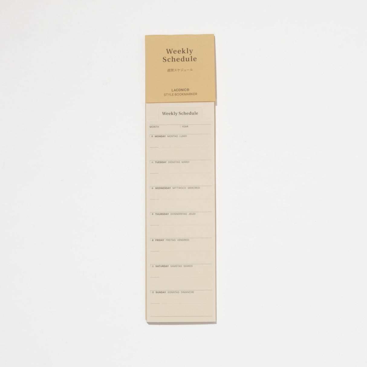 Style Bookmarker Bookmark / LACONIC - bungu