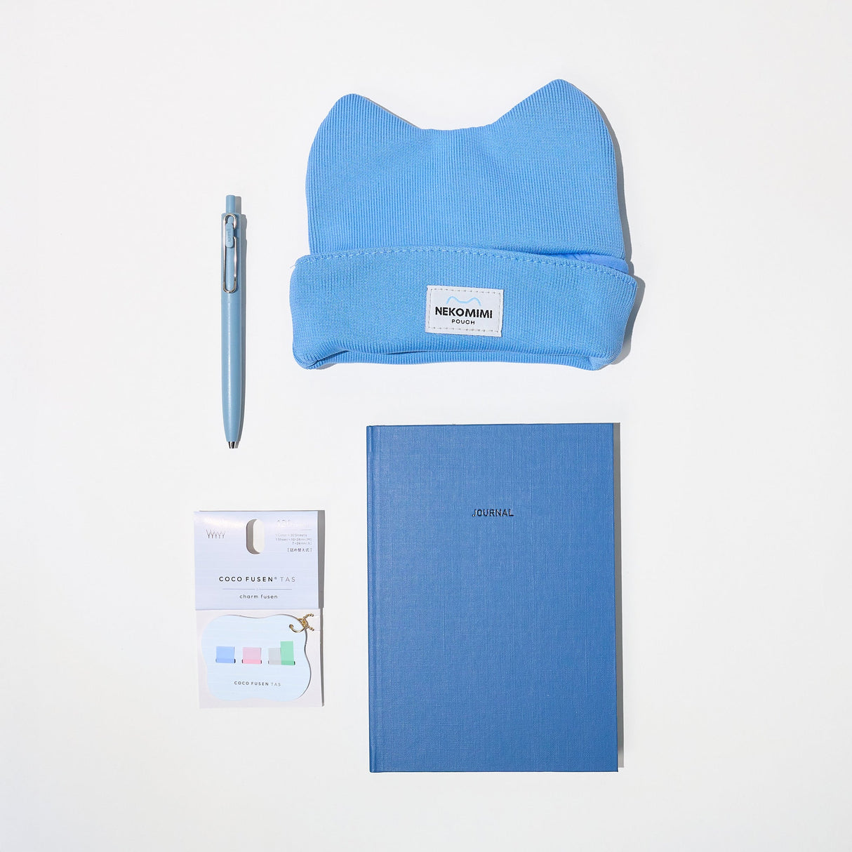 Stylish Notes: Sky Blue Journaling Set - bungu