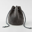 Suede Drawstring Bag / TOUCH & FLOW - bungu