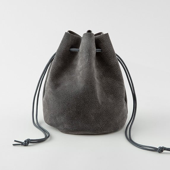 Suede Drawstring Bag / TOUCH & FLOW - bungu