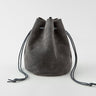 Suede Drawstring Bag / TOUCH & FLOW - bungu