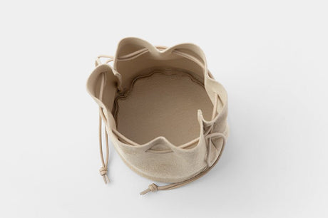 Suede Drawstring Bag / TOUCH & FLOW - bungu