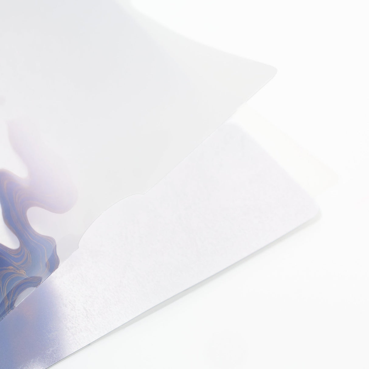 Summer and Autumn Grasses Folding Screen Silver Foil A4 Clear File / Benrido - bungu