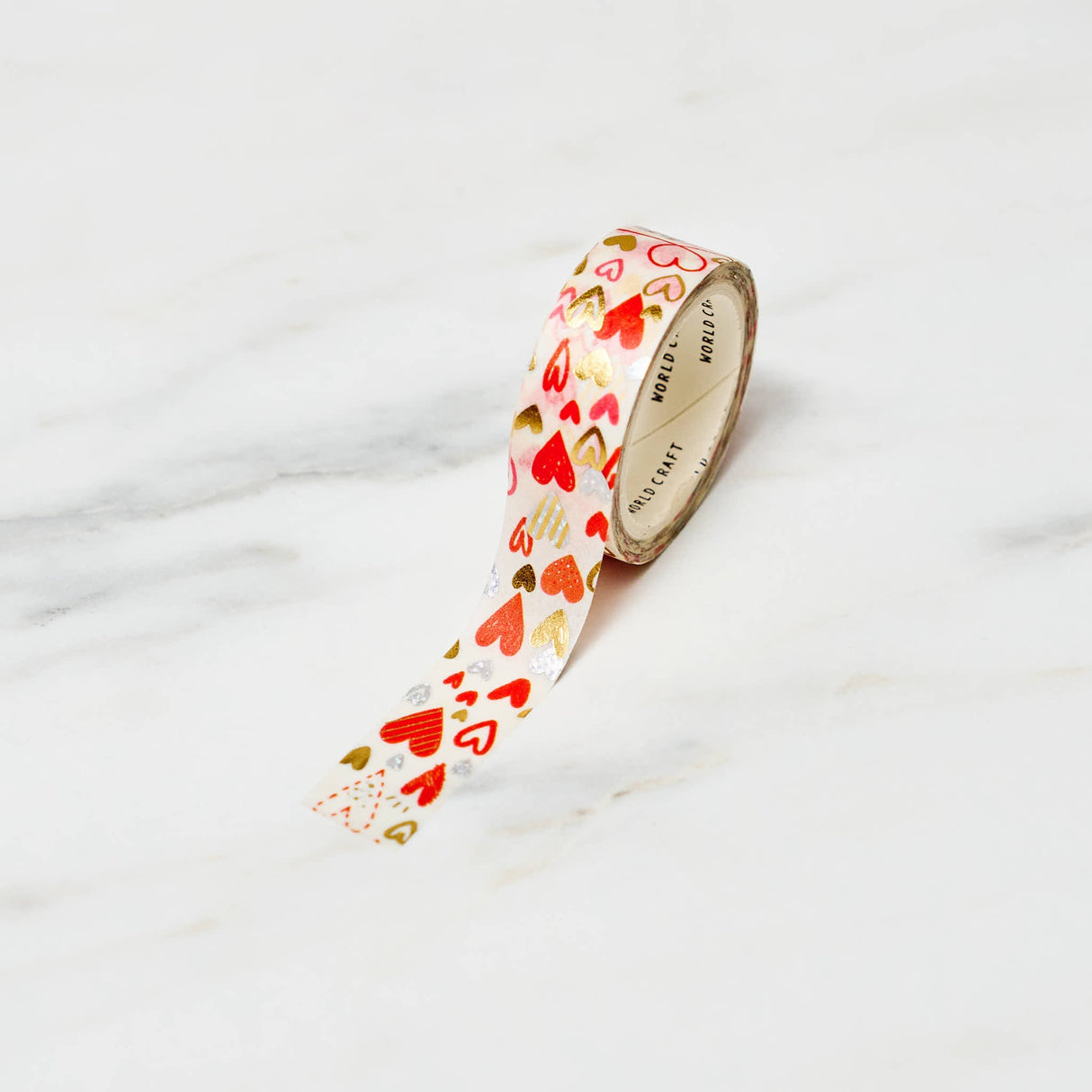 Sweet Love Series Vertical Foil Masking Tape / WORLD CRAFT - bungu