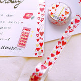 Sweet Love Series Vertical Foil Masking Tape / WORLD CRAFT - bungu