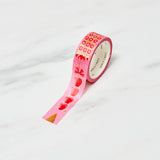 Sweet Love Series Vertical Foil Masking Tape / WORLD CRAFT - bungu