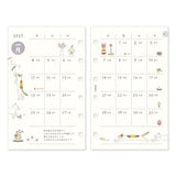 System Notebook Refill B7 2027 / MIDORI - bungu