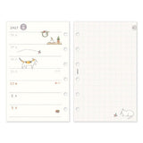 System Notebook Refill B7 2027 / MIDORI - bungu