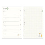 System Notebook Refill B7 2027 / MIDORI - bungu
