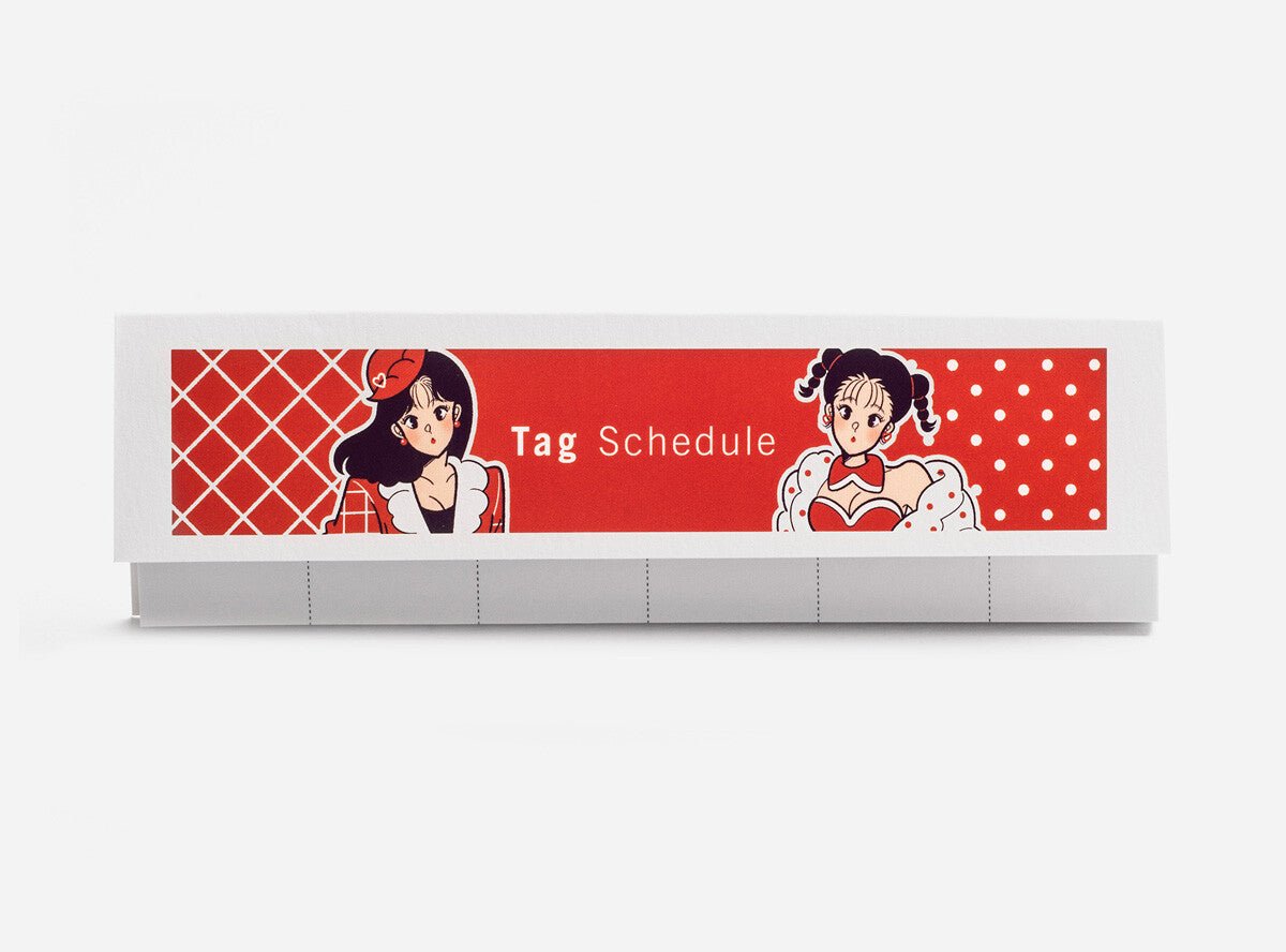 Tag Schedule KAWAII Project Weekly Sticky Note Planner / Replug - bungu