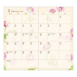 Takako Kuroiwa Country Time Floral Print Pocket Diary 2026 / Midori DESIGNPHIL - bungu