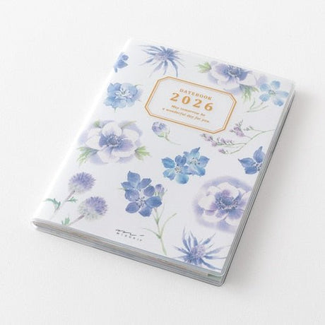 Takako Kuroiwa Country Time Floral Print Pocket Diary 2026 / Midori DESIGNPHIL - bungu