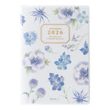 Takako Kuroiwa Country Time Floral Print Pocket Diary 2026 / Midori DESIGNPHIL - bungu