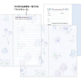 Takako Kuroiwa Country Time Floral Print Pocket Diary 2026 / Midori DESIGNPHIL - bungu