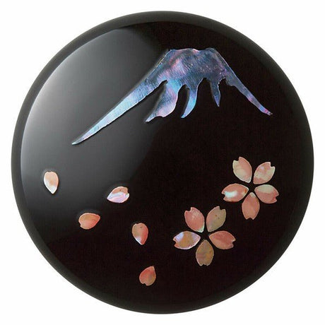 Takaoka Lacquerware Mother - of - Pearl Shachihata Stamp Pad / Shachihata - bungu