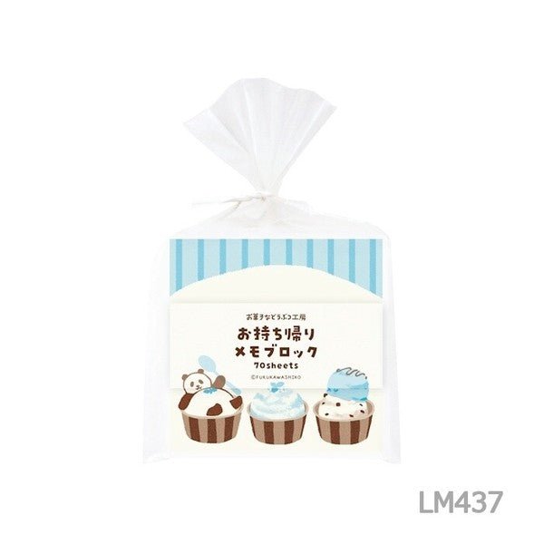 Take-Home Memo Block Okashi na Doubutsu Kobo / Furukawashiko - bungu