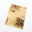 Tawaraya Sotatsu Wind God and Thunder God Folding Screen Gold Leaf A4 Clear File / Benrido - bungu