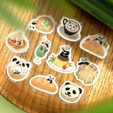 BGM Foil Stamping "Panda Biyori" Stickers / Background Music