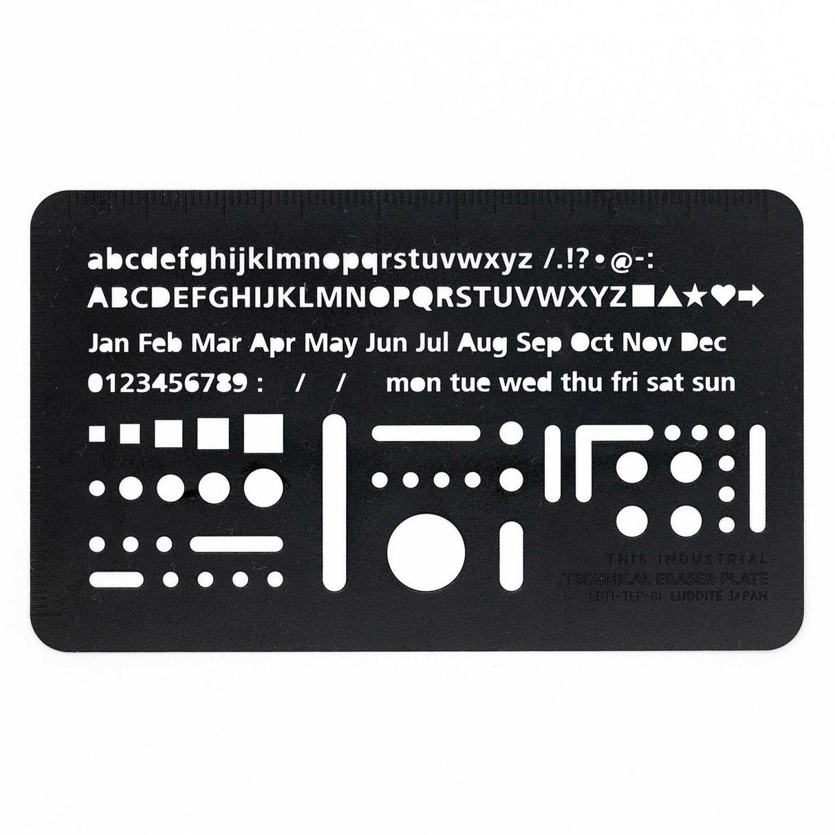 Technical Eraser Plate / Luddite - bungu
