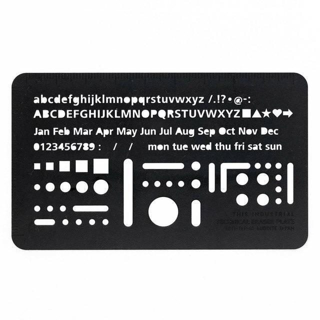 Technical Eraser Plate / Luddite - bungu
