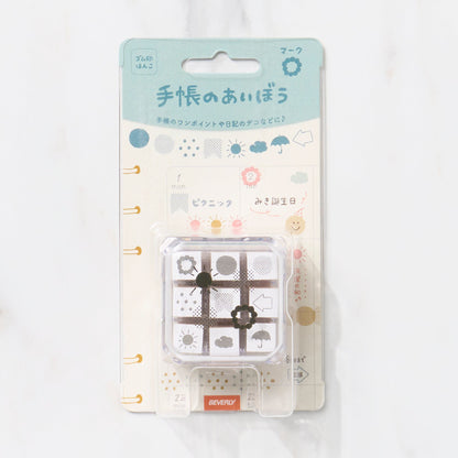 Techo No Aibo Rubber Stamp Set / BEVERLY - bungu