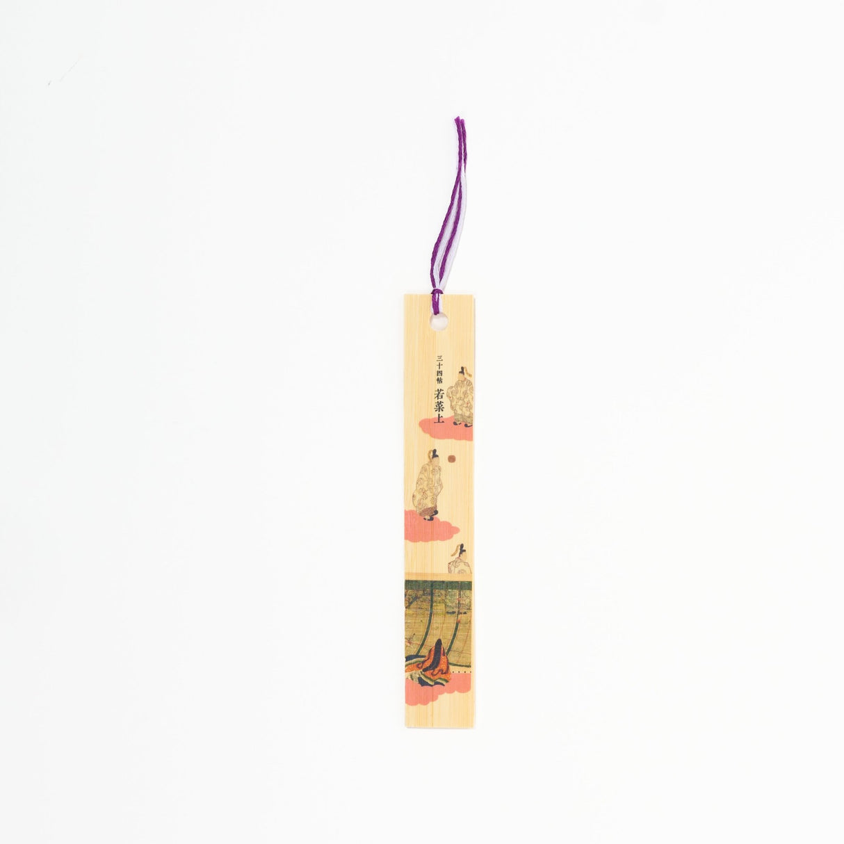 The Tale of Genji Picture Poem Cards Bamboo Bookmark / Benrido - bungu
