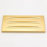 THIS INDUSTRIAL Attractive PenTray2 3 - Slot Aluminum Pen Tray / Luddite - bungu